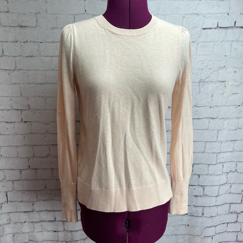 Ann Taylor loft pale pink sweater size small